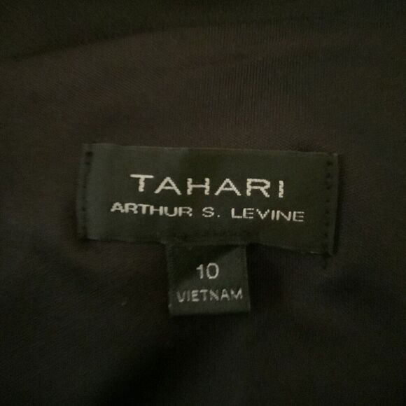 Tahari ASL Jumpsuit Women's Size 10 Sleeveless Surplice Belted Back Zipper NEW - Picture 9 of 12